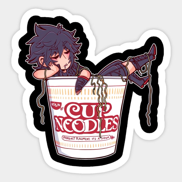 Cup Noctis Sticker by TaivalkonAriel